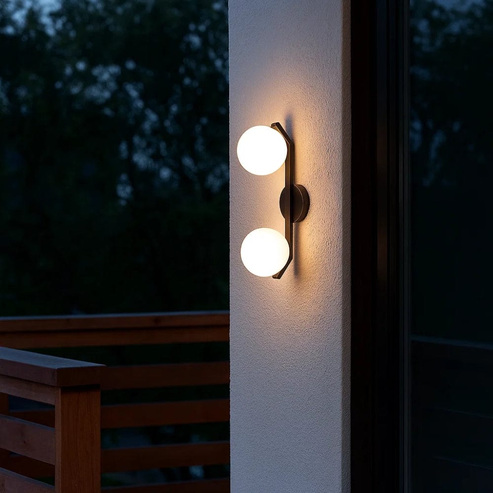 Exterior Wall Light Rayna IP Rated 2 Light Wall Light