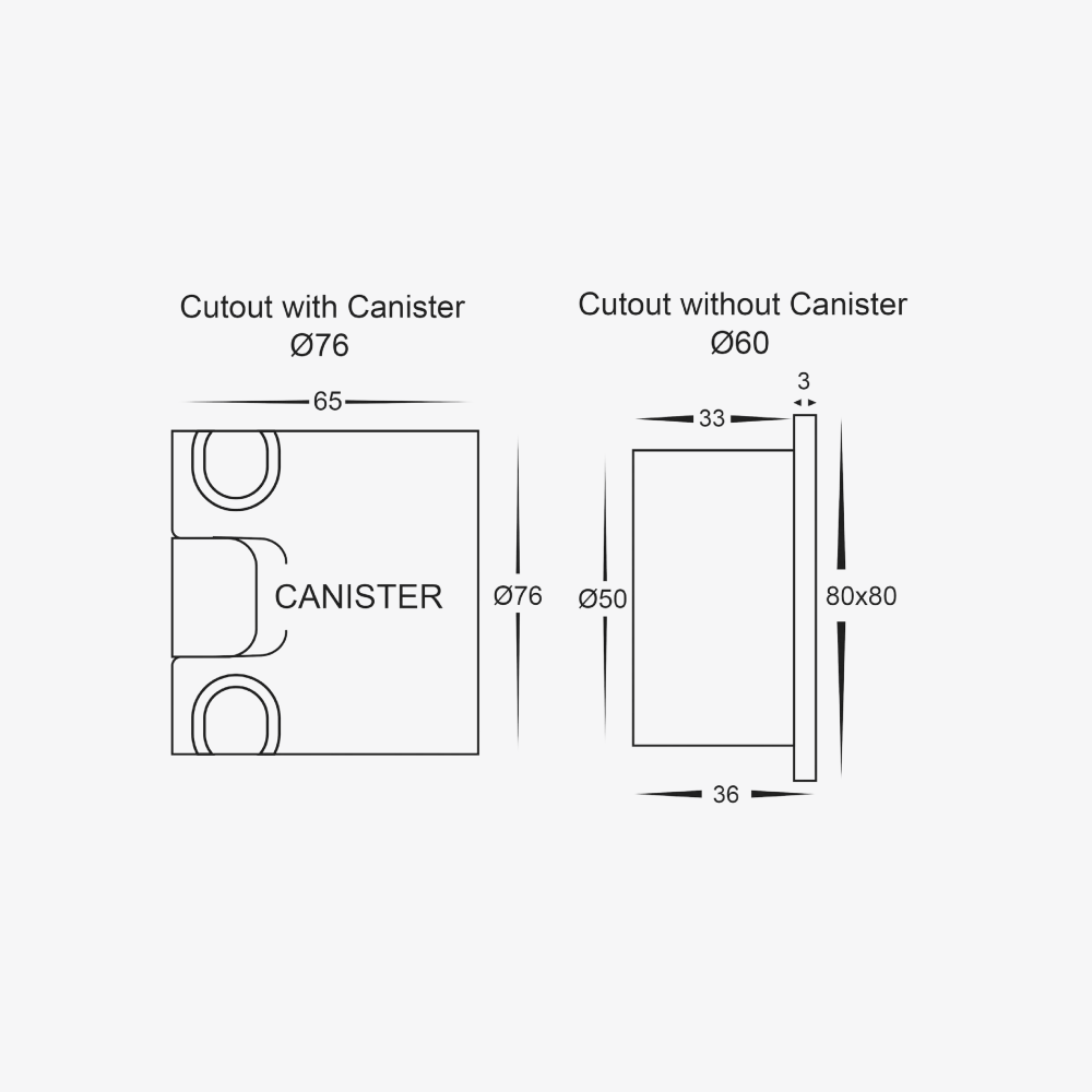 Step Lights Reces Square Step Light - 12V