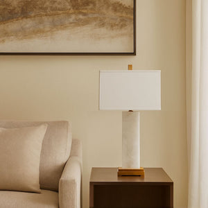 Table Lamps Rectangular Alabaster Table Lamp