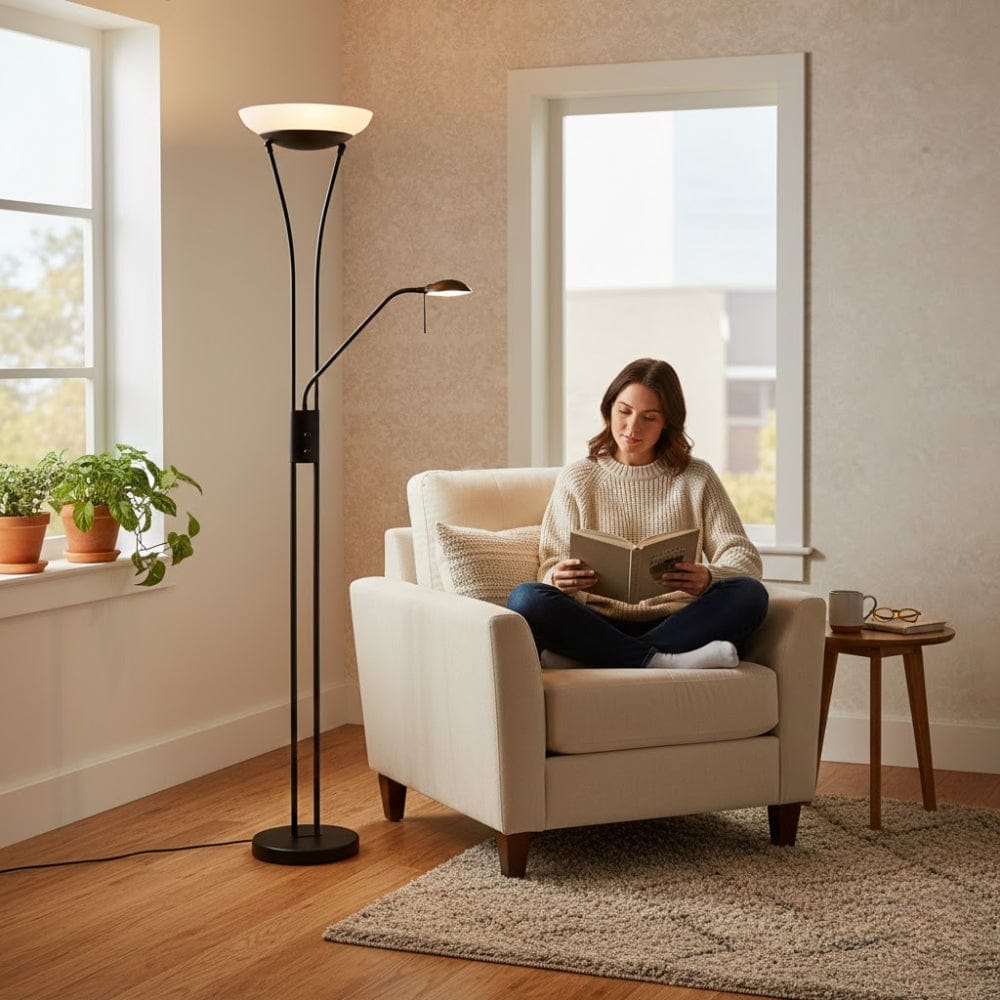 Floor Lamps Reed LED Mother & Child Floor Lamp