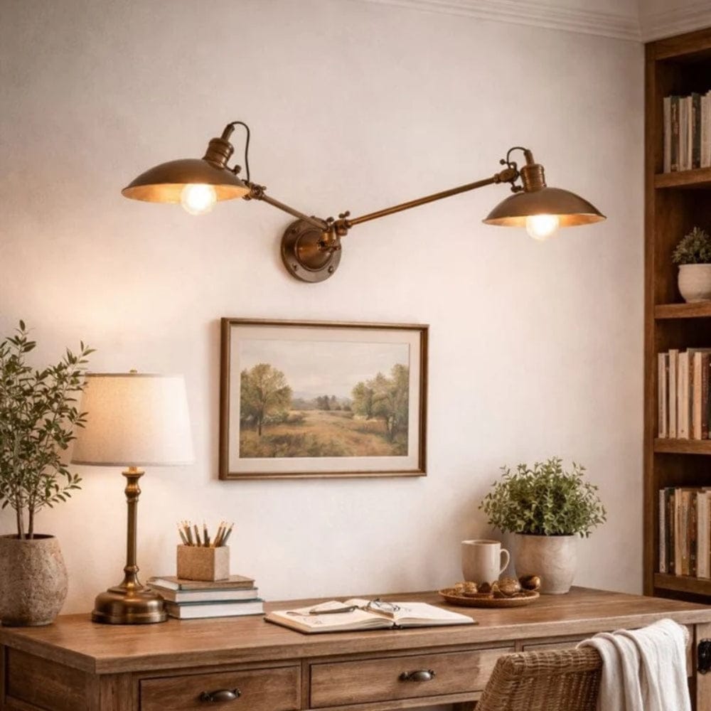 Interior Wall Light / Sconce Remington Wall Light Antique Brass