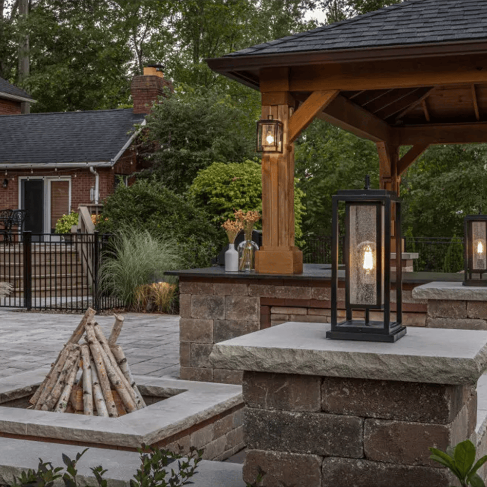 Post Lights Republic Medium Pier Mount Lantern