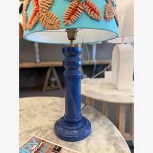Table Lamps Retro Blue Lamp Bases – CLEARANCE (Ex-display)