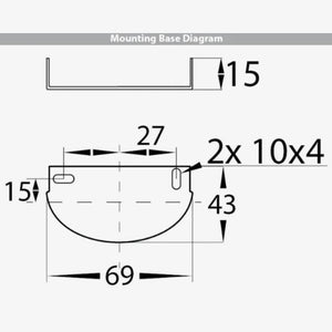 Exterior Wall Light Revo 1L TRI Colour LED Spot Light