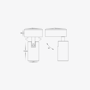 Exterior Wall Light Revo Single Adjustable Wall Light