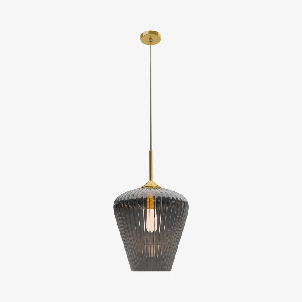 Interior Pendant Ribbon Fluted Glass Pendant Light