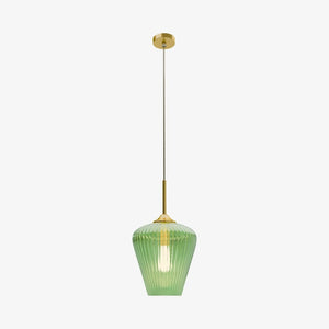 Interior Pendant Ribbon Fluted Glass Pendant Light