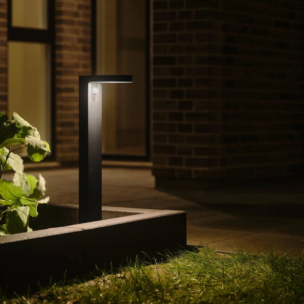 Solar Lighting Rica Round Solar Garden Bollard