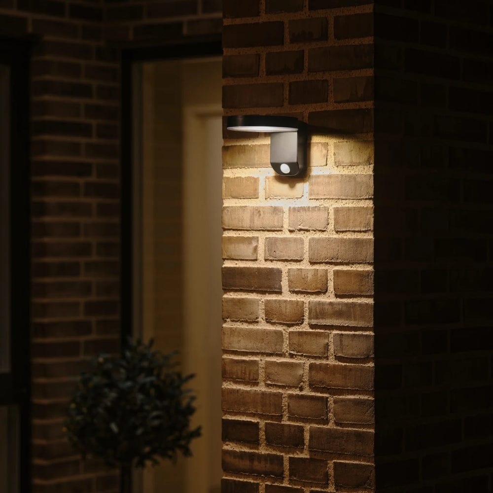 Solar Lighting Rica Round Solar Outdoor Wall Light