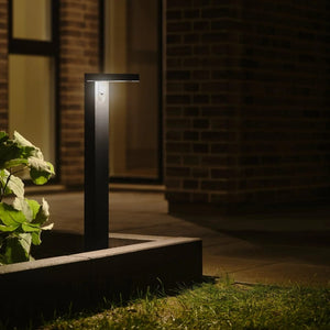 Solar Lighting Rica Square Solar Garden Bollard