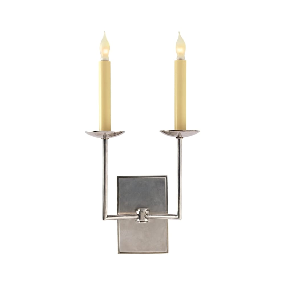 Interior Wall Light / Sconce Right Angle Double Wall Light
