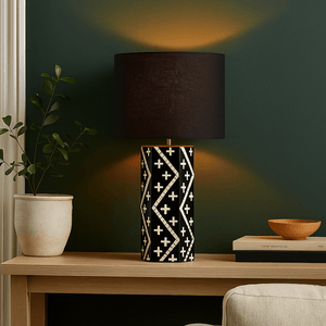 Table Lamps Riva Bone Inlay Lamp