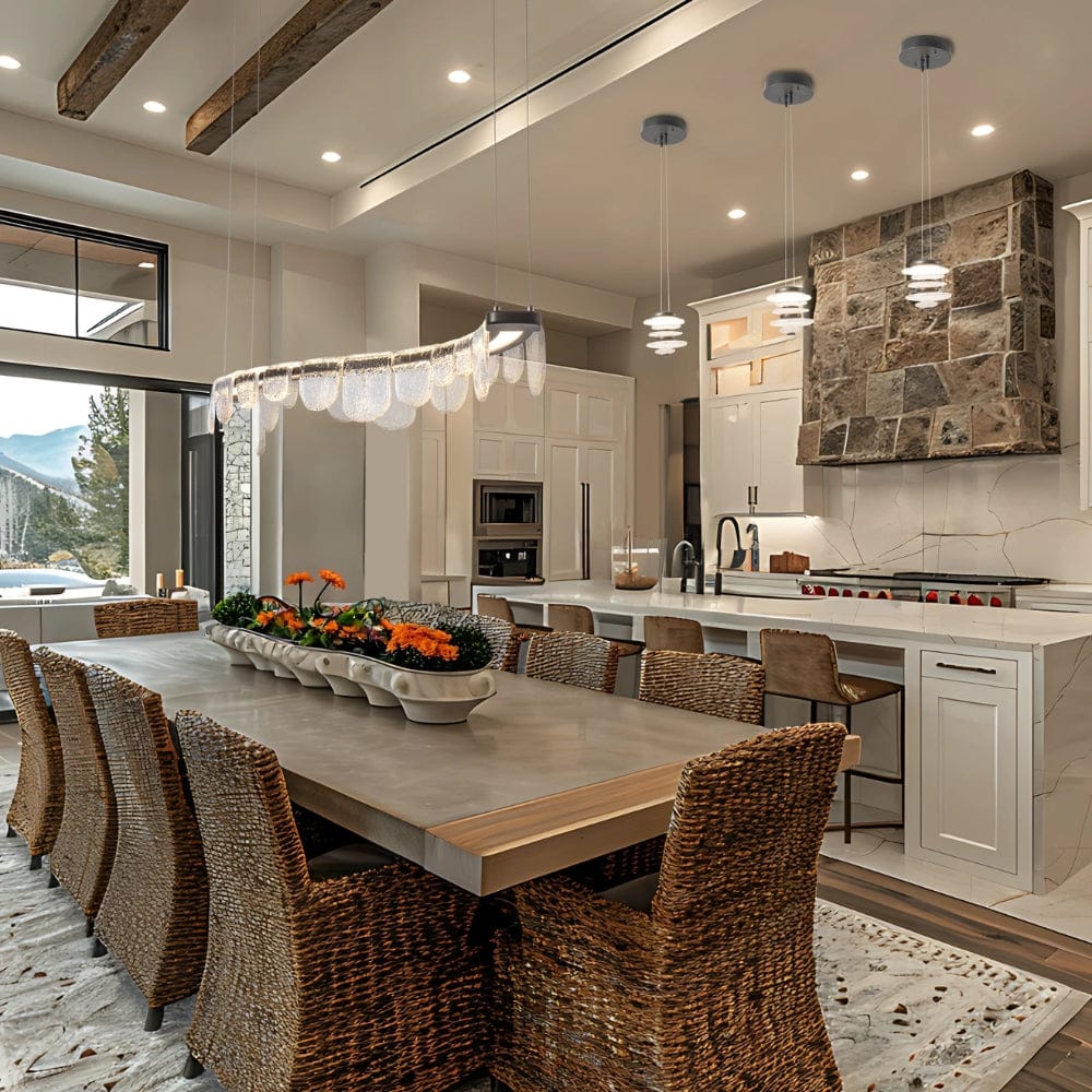 Linear Pendant Riverbed LED Linear Pendant