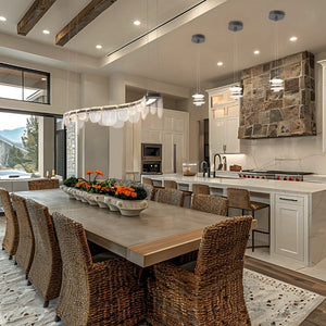 Linear Pendant Riverbed LED Linear Pendant