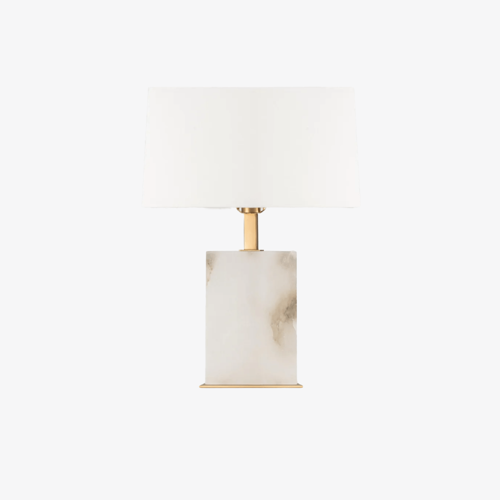 Table Lamps ROCO ALABASTER TABLE LAMP WITH SHADE