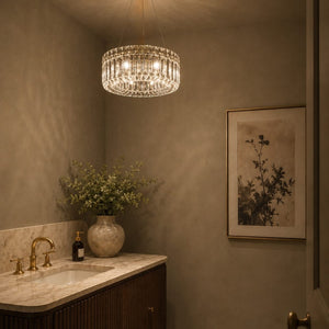 Chandelier Rondelle Round Pendant