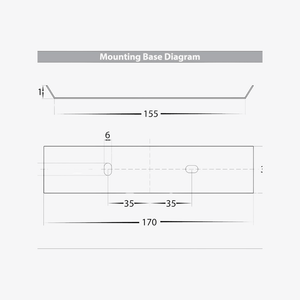 Exterior Wall Light Roto Black LED Bunker Light