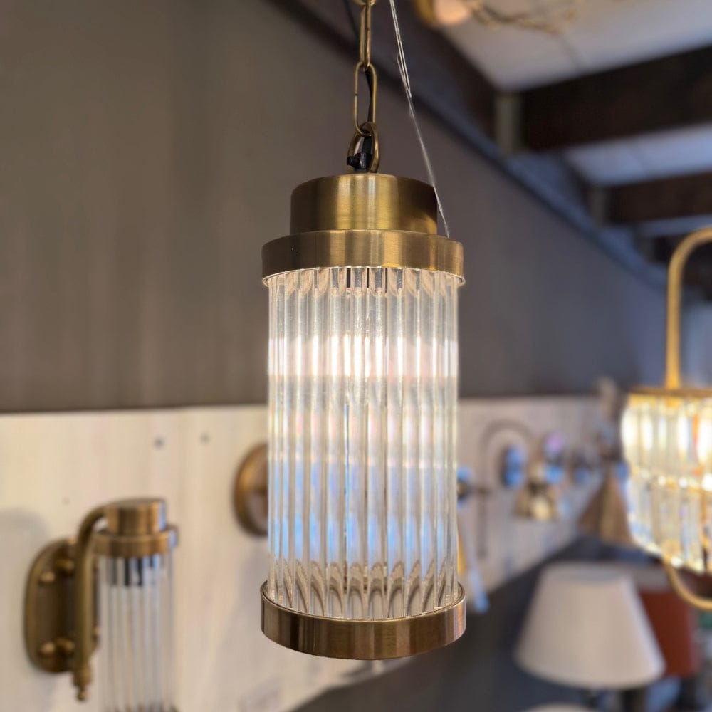 Interior Pendant Rotterdam Ceiling Pendant Antique Brass – CLEARANCE (Ex-display)