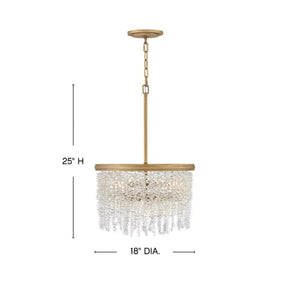 Interior Pendant Rubina Convertible Semi Flush Mount Chandelier