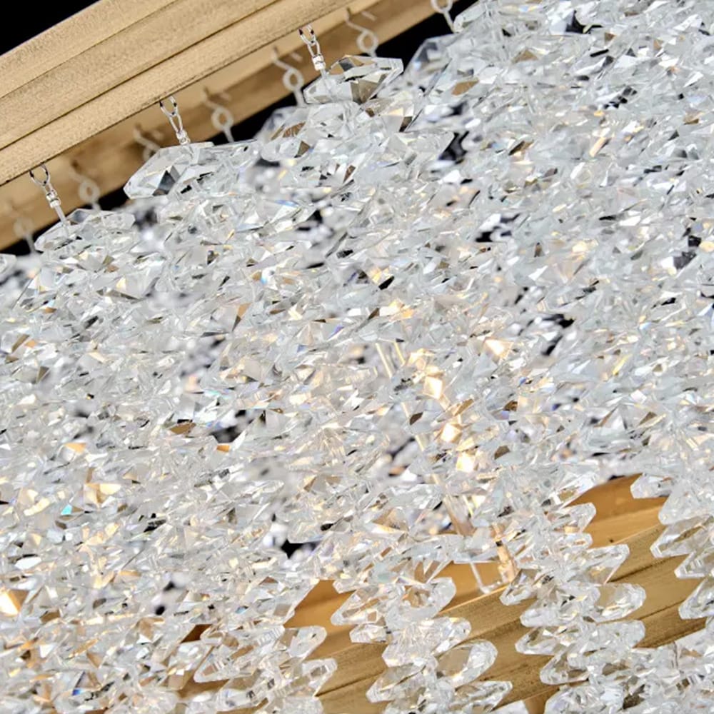 Linear Pendant Rubina Medium Linear Chandelier