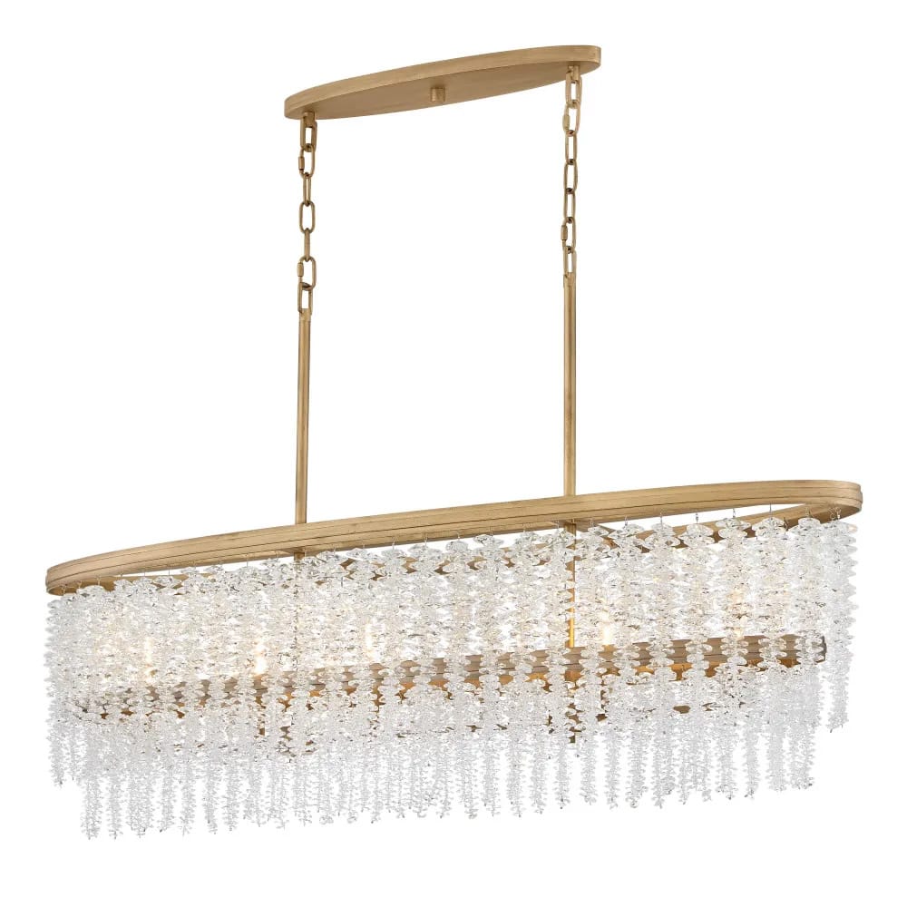 Linear Pendant Rubina Medium Linear Chandelier