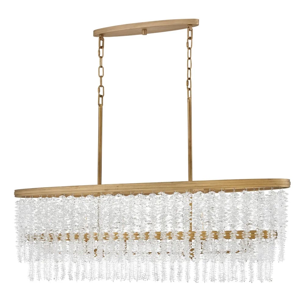 Linear Pendant Rubina Medium Linear Chandelier