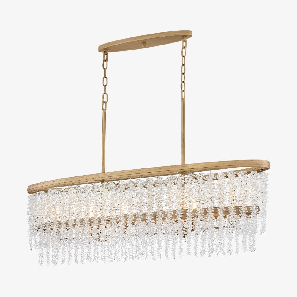 Linear Pendant Rubina Medium Linear Chandelier