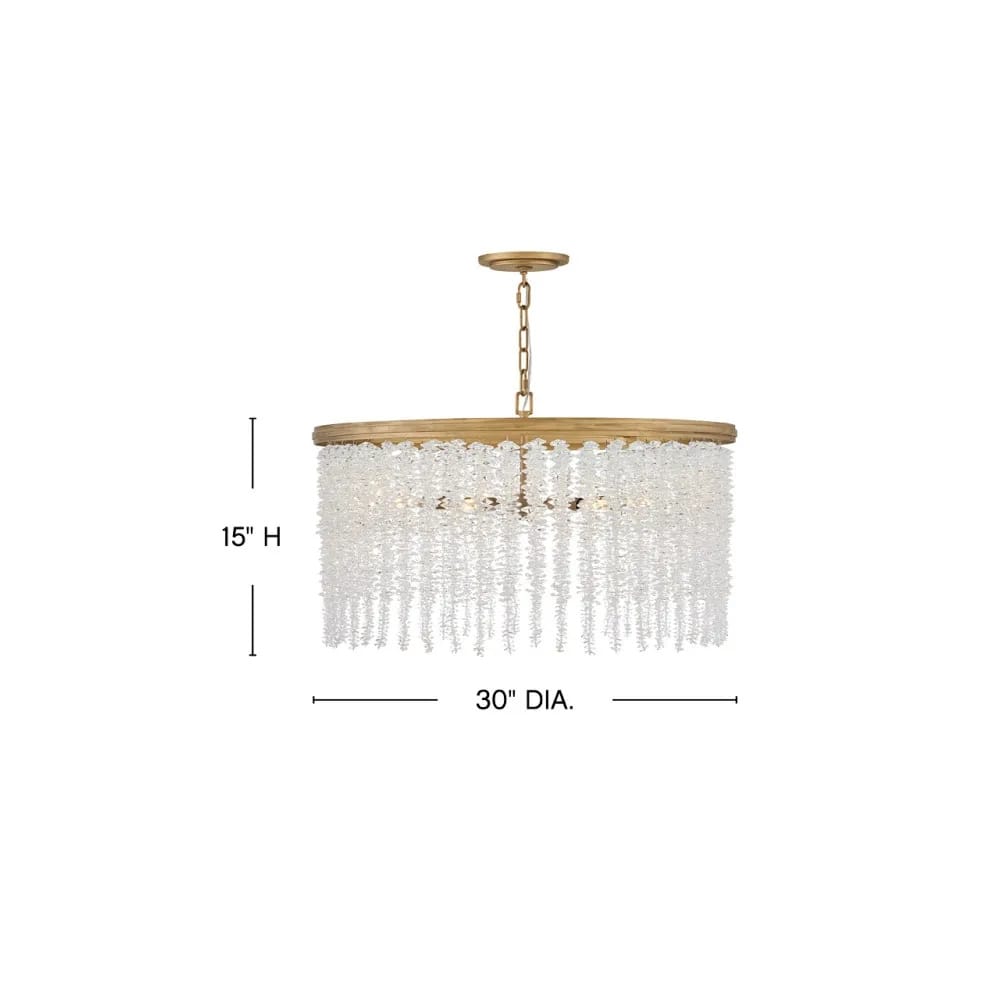 Interior Pendant Rubina Single Tier Convertible Chandelier