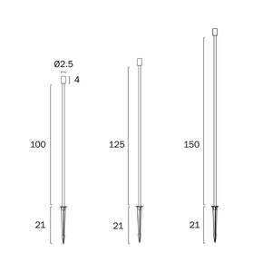 Spike Lights Rush Spike Light 3 Pack Kit 24V