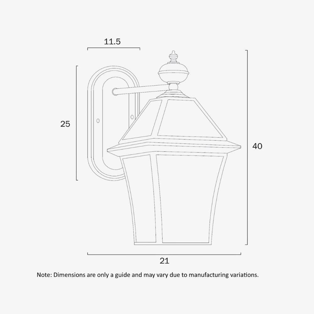 Exterior Wall Light Rye 20 Solid Brass Exterior Wall Light