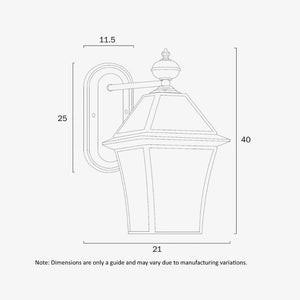 Exterior Wall Light Rye 20 Solid Brass Exterior Wall Light