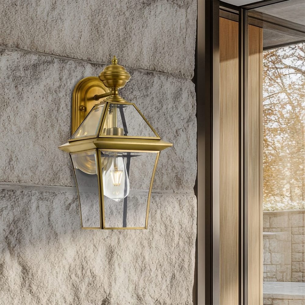 Exterior Wall Light Rye 20 Solid Brass Exterior Wall Light