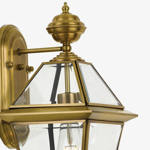 Exterior Wall Light Rye 27 Solid Brass Exterior Wall Light