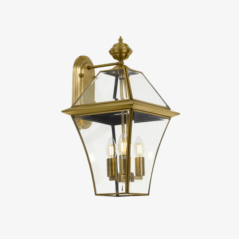 Exterior Wall Light Rye 27 Solid Brass Exterior Wall Light