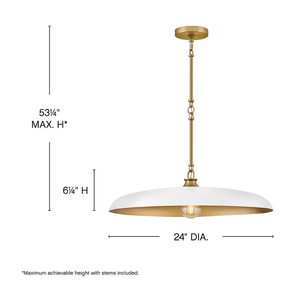 Interior Pendant Sadie Large Dome Pendant