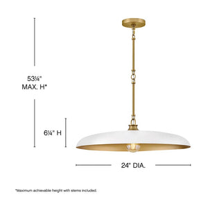 Interior Pendant Sadie Large Dome Pendant