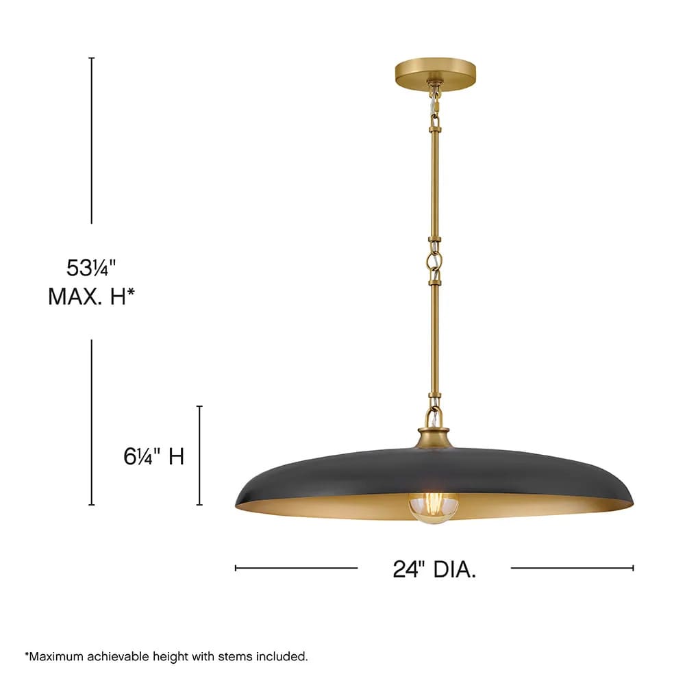 Interior Pendant Sadie Large Dome Pendant