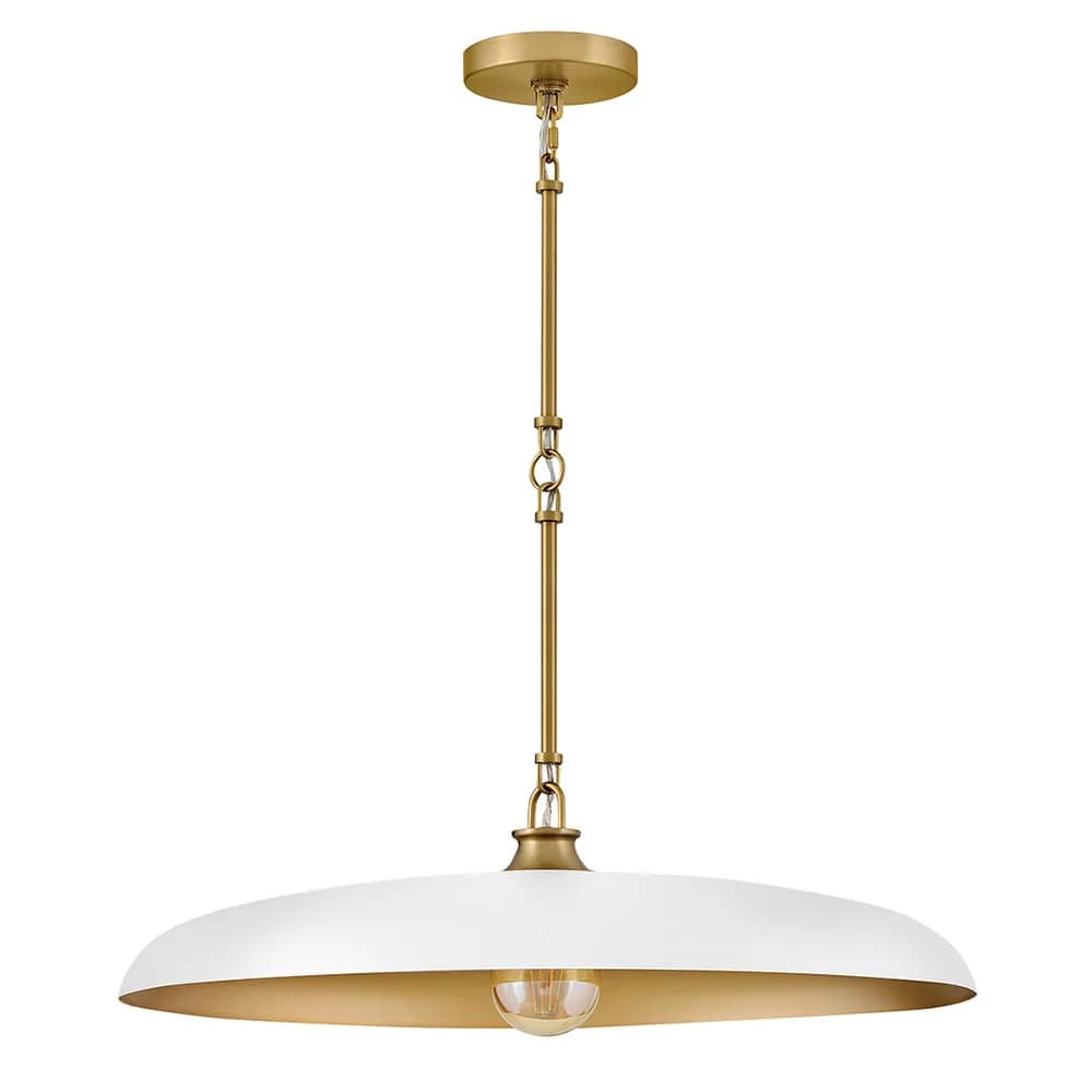 Interior Pendant Sadie Large Dome Pendant - White