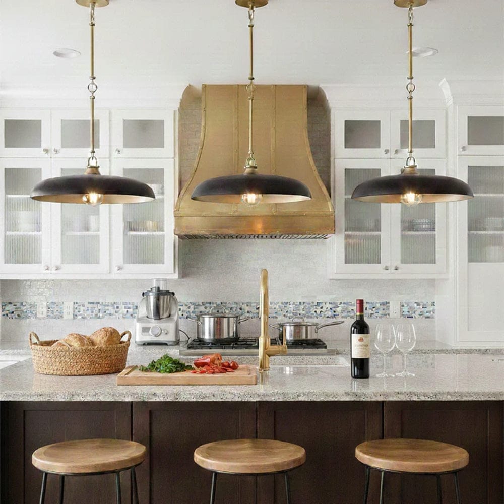 Interior Pendant Sadie Medium Dome Pendant - Black