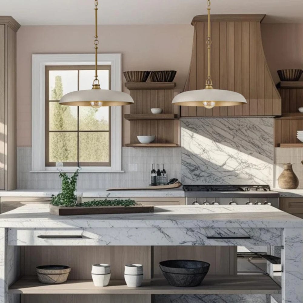 Interior Pendant Sadie Medium Dome Pendant - Taupe