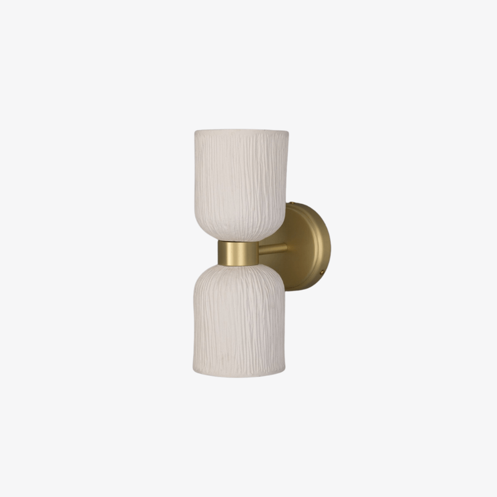 Interior Wall Light / Sconce Sakura Double Wall Light - Matte White