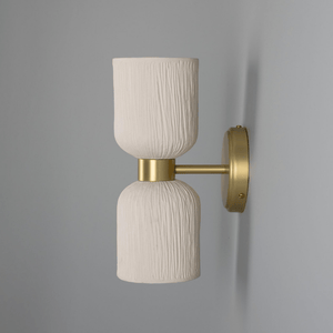 Interior Wall Light / Sconce Sakura Double Wall Light - Matte White