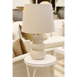 Table Lamps Salted Riverstone Lamp - Base Only