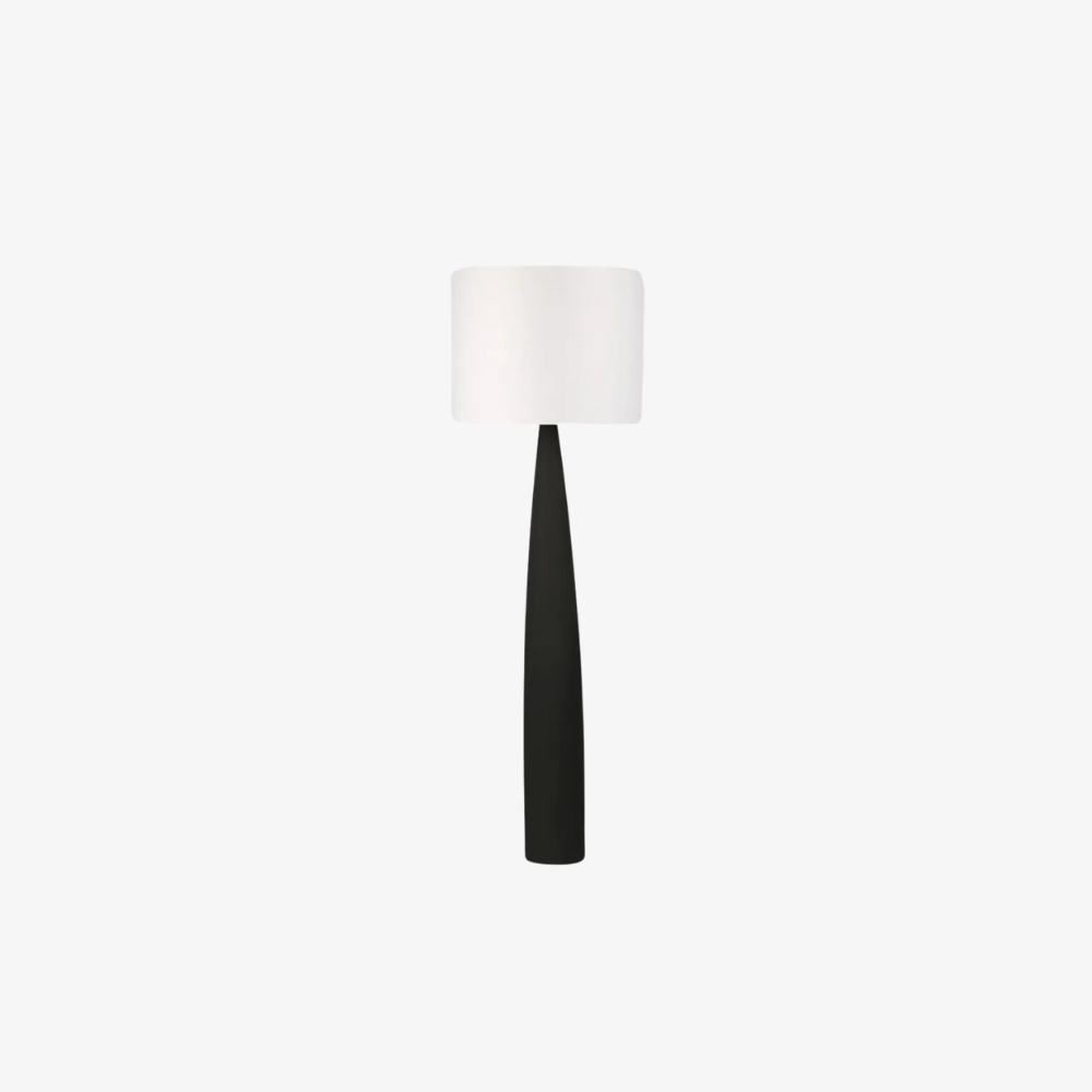 Black floor lamp fashion base only