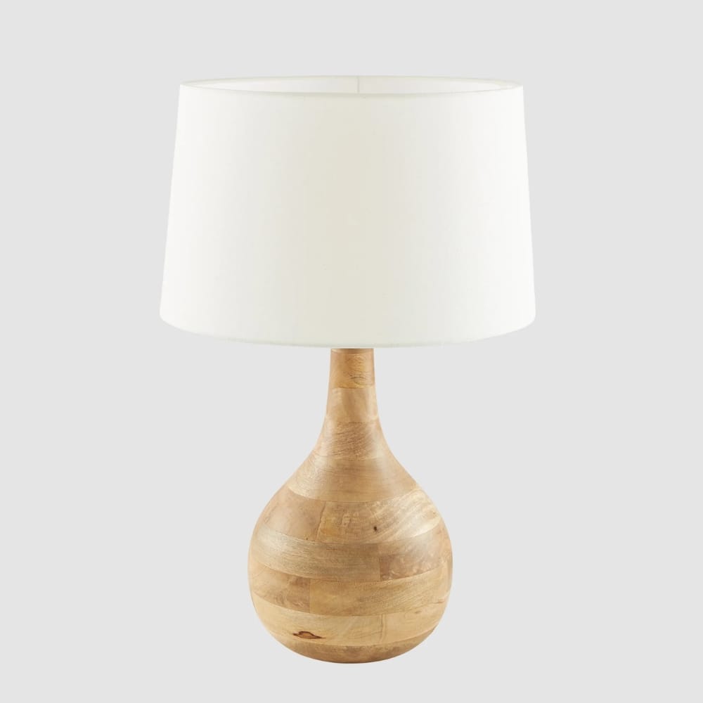 Table Lamps Sarod Turned Wood Table Lamp