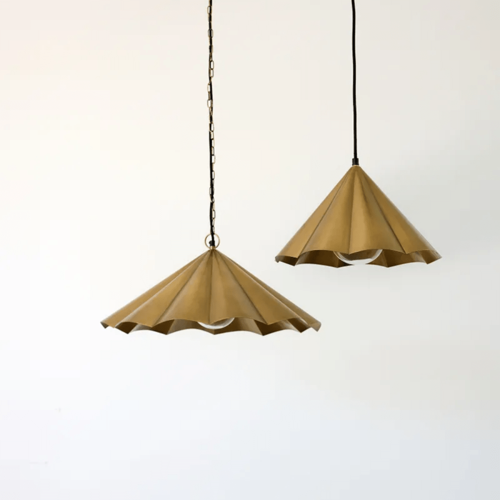 Interior Pendant Scalloped Pendant