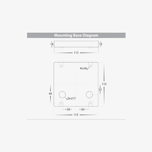 Exterior Step Light Seefore Square Step Light - 12V