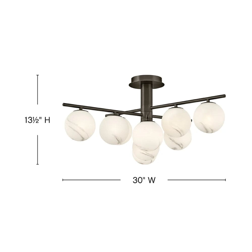 Interior Flush & Semi Flush Selene Large Semi Flush Mount