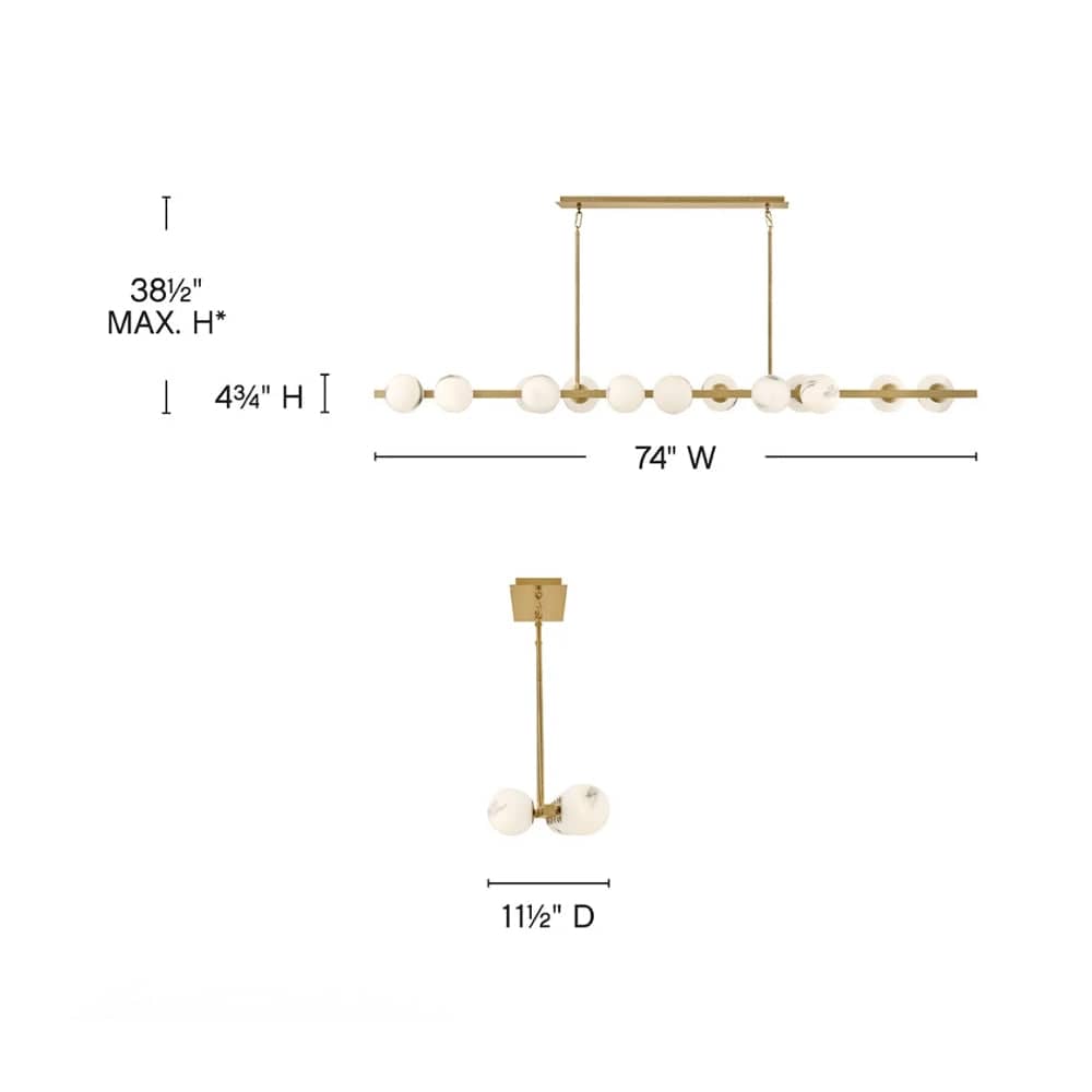 Linear Pendant Selene Linear Pendant