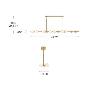 Linear Pendant Selene Linear Pendant
